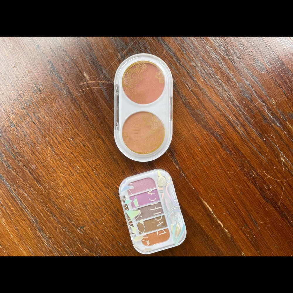 Pacific eyeshadows and blush/bronzer